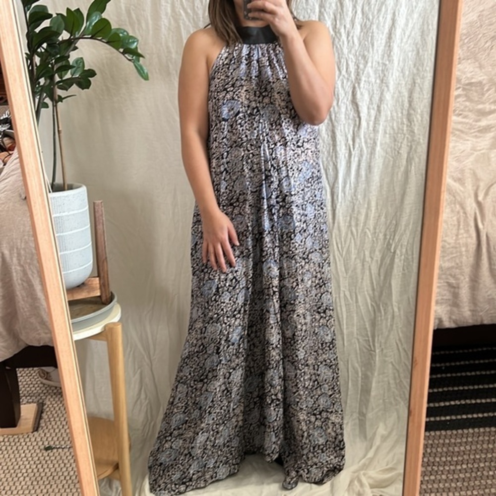 Natalie Martin High Low Maxi Dress. Size M/ L